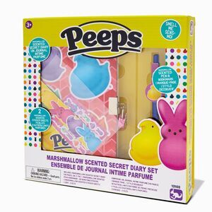New Peeps Marshmallow Scented Girls Secret Diary Set Lock & Key Stickers